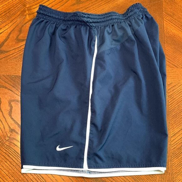 NIKE team shorts fitdry piping detail elastic waist drawstring relax fit women’s - Picture 6 of 10